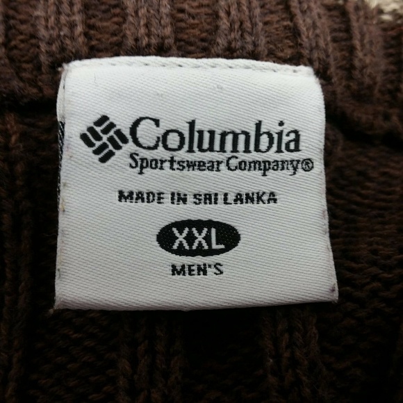 Columbia Sweater Cotton Crew Neck Camping Outdoors - Picture 6 of 7